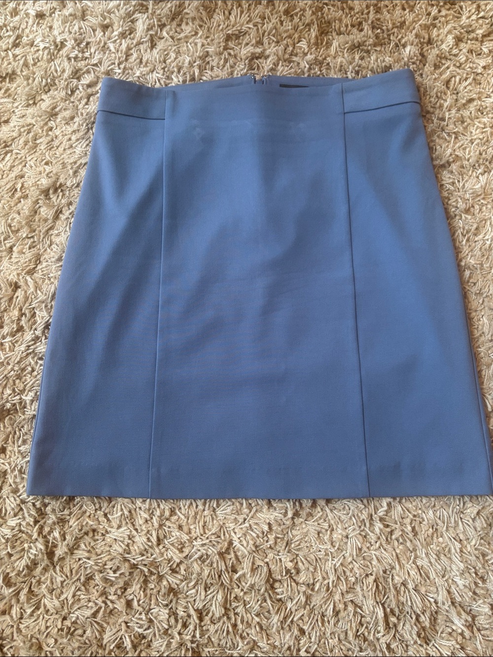 Ann Taylor Slate Blue Pencil Skirt - Size 10